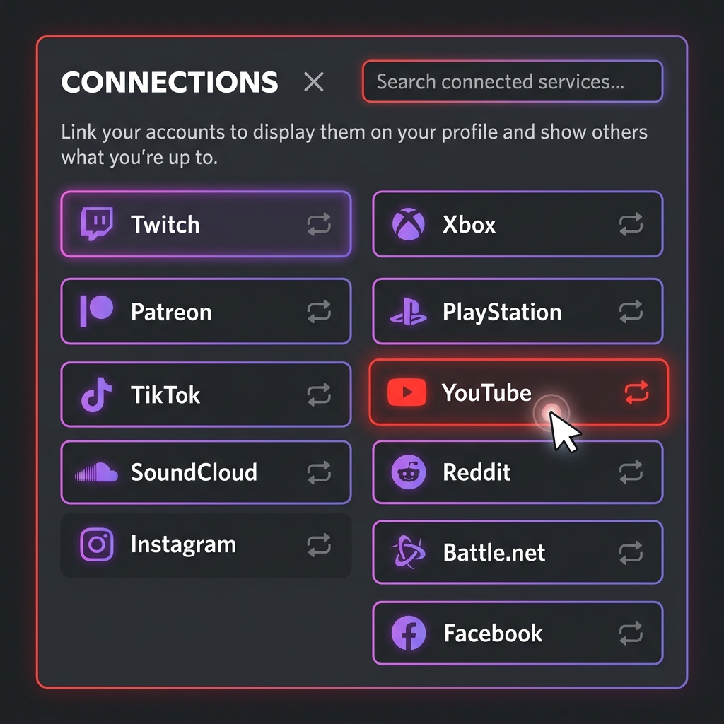 Discord Bağlantılar Ayarı
